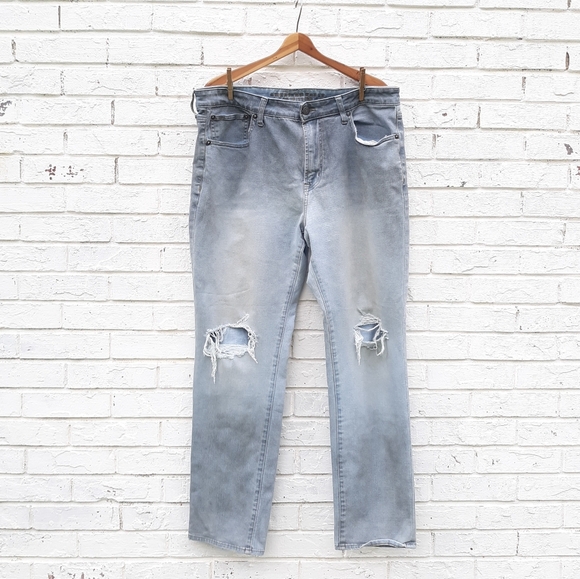 American Eagle Jeans Slim Straight Distressed - Picture 1 of 10